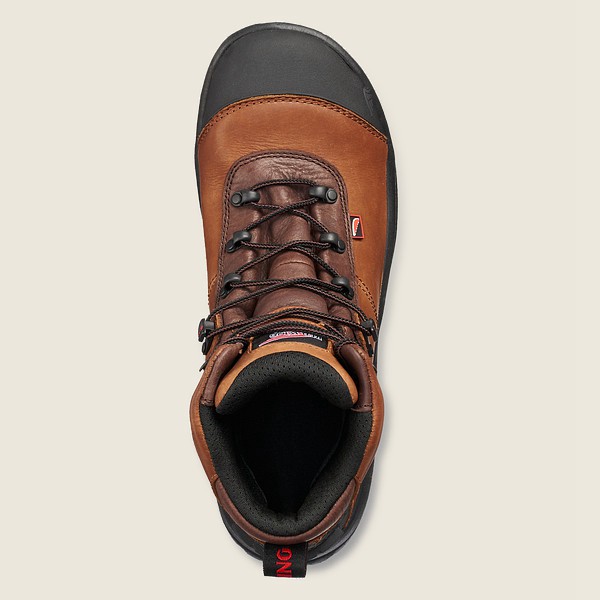 Bottes de Sécurité Red Wing - Crv™ - 6-Inch Waterproof Toe - Marron/Noir - Homme 265NKWDMS